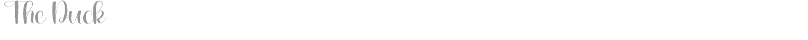 The Duck font preview